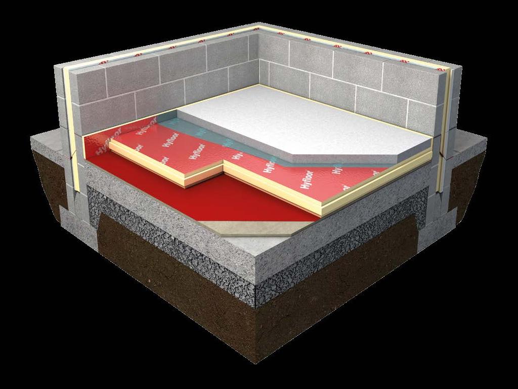 Data Sheet XT/HYF (T&G) Insulation for Ground Supported and Suspended Floors The floor in any building is an area of considerable downward heat loss when not properly insulated.