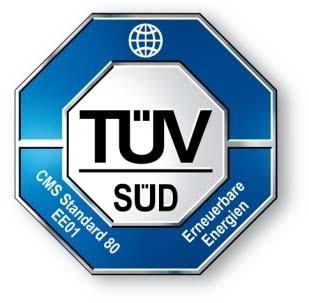 TÜV SÜD Standard Certification of electricity products from renewable energy sources Abbreviated: Product EE01 with Regionality module EE01 Region product