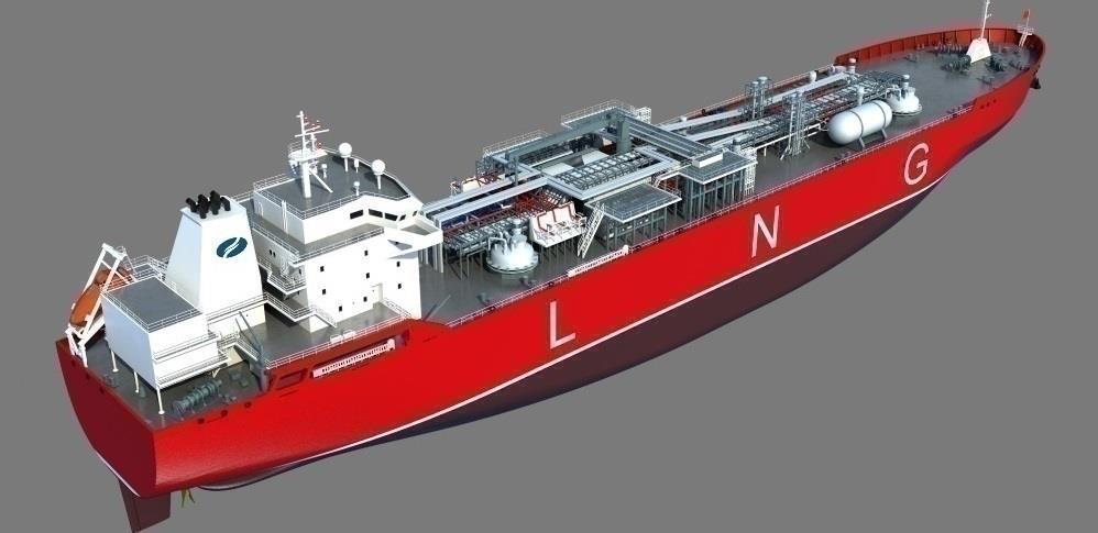 Key references: LNG carriers 30,000 m 3 LNG carrier: Owner: CNOOC, China Yard: CSSC Jiangnan Shipyard, China Classification: CCS (ABS) Completion: 2015 Scope: Complete gas handling and fuel supply