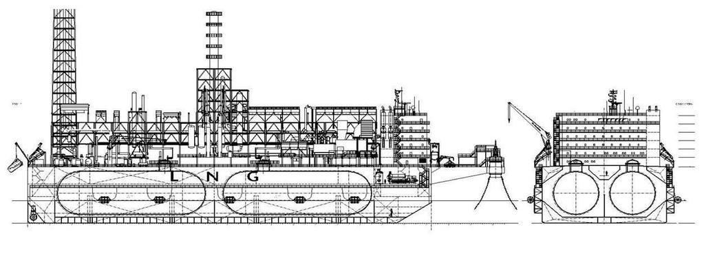 Small scale LNG-FPSO Capacity: 0.