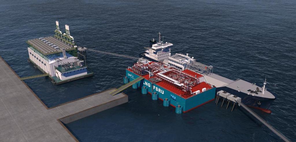 LNG-To-Power Combining small to mid-scale LNG Floating Storage and Regasification Units (FSRU) with floating power barges provides flexible and easy access to emerging energy markets.