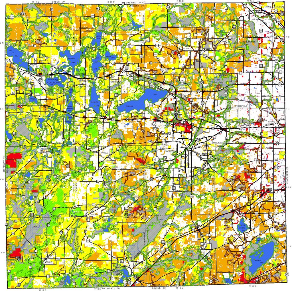 Alternative Plan Components Ranking of Areas Based Upon Estimated Average Annual Groundwater