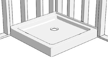 Prior to install the drain on the base, run a bead of silicone between the drain body and shower base.