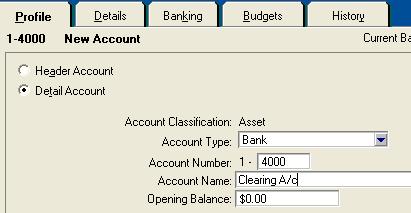 Entering the Payment by W & E Williams In your Accounts List, create the