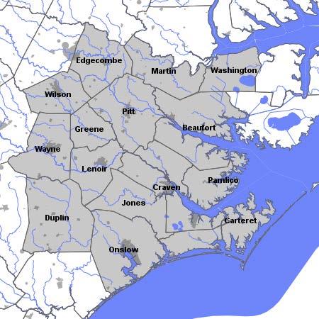 Source: NC DEQ Central Coastal Plain Capacity Use Area website