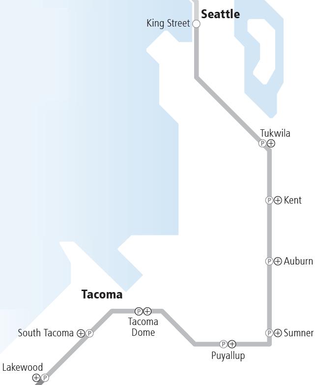 Sounder South Expanded Service 0;o` // Project Summary Scope Purchase of four additional commuter rail easements from BNSF for expanding Sounder service between Seattle and Lakewood.