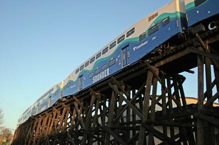 Tacoma Trestle Track & Signal 0;o` // Project Summary Scope Phase Budget Sound Transit has replaced the wooden, single- track railroad trestle east of Freighthouse Square with a new concrete,