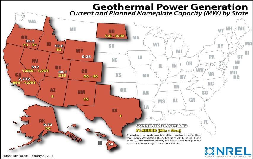 CHAPTER 2 BACKGROUND 2.1 Motivation behind This Research In United States from April 2012 to April 2013 geothermal energy generated was 16.9 million megawatts-hours.