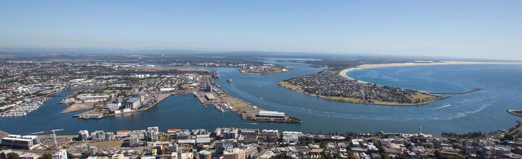 GLOBAL GATEWAY FOR REGIONAL AUSTRALIA Port of Newcastle has capacity to more than DOUBLE its operations of 4,500 vessel movements a year with a viable &