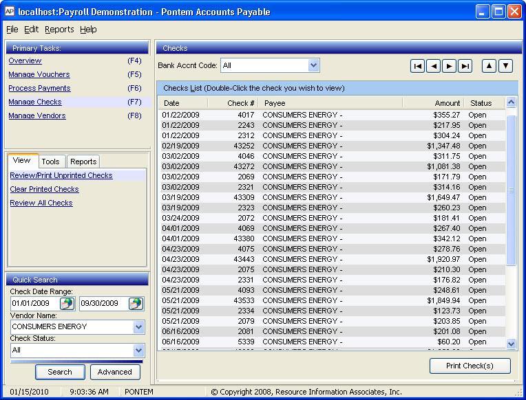 Quick Access to Your Data is Crucial Retrieve Information with Easy to Use Searches Quick Search Find Information FAST!
