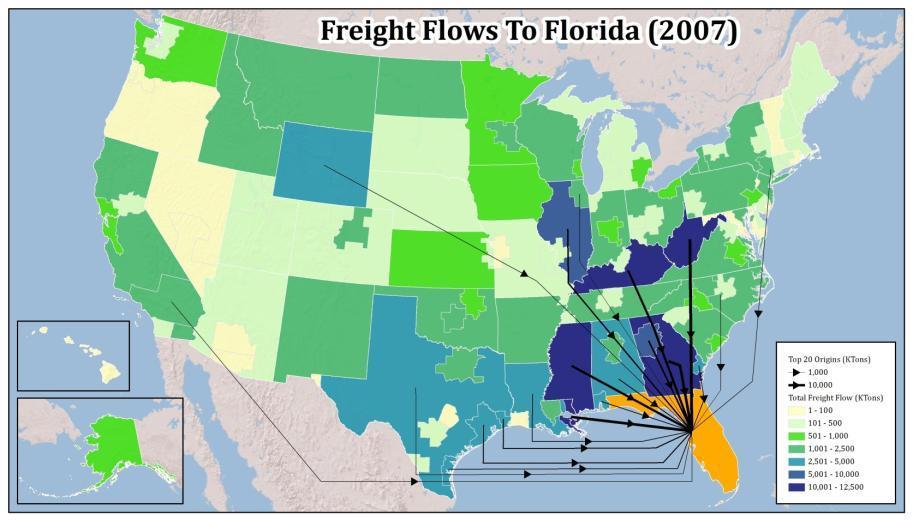 Freight in Florida:
