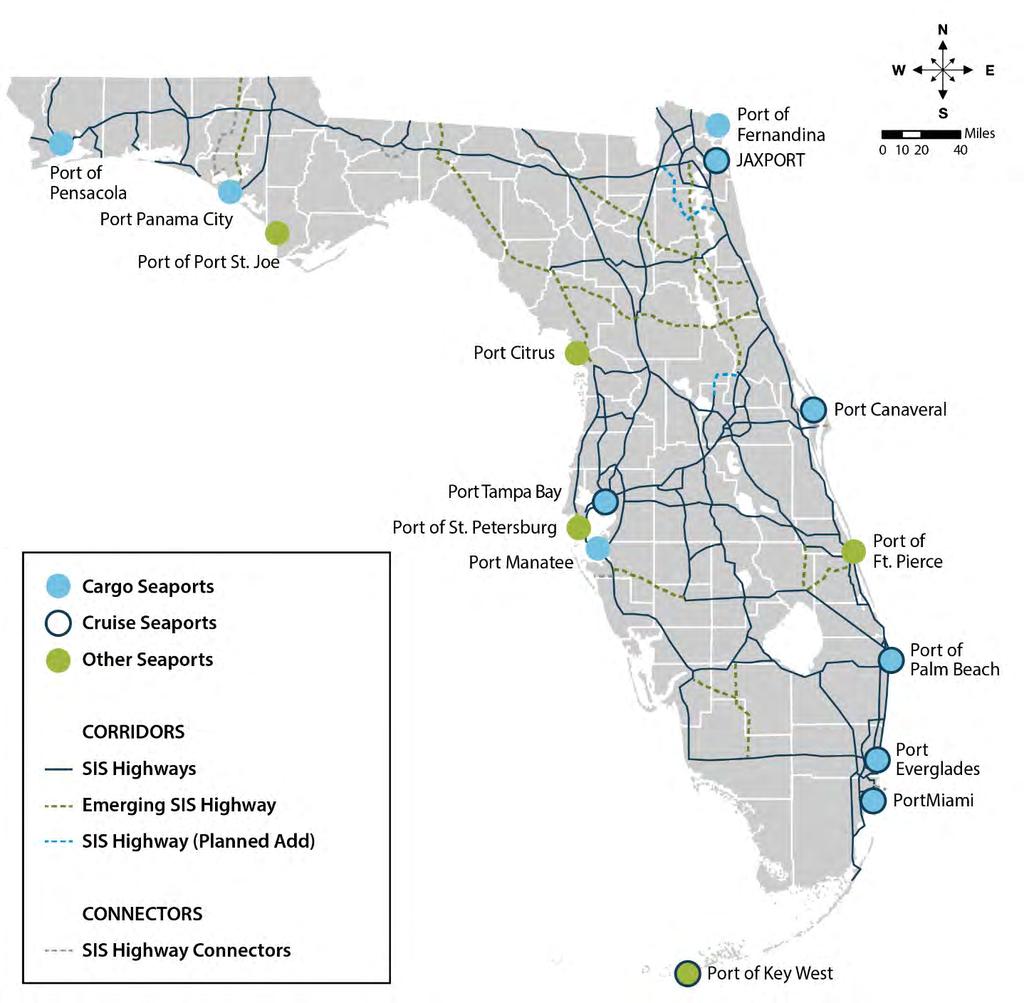 Chapter 3: Florida Seaport & Intermodal Freight Systems: Statistics, Trends, and Conditions Figure