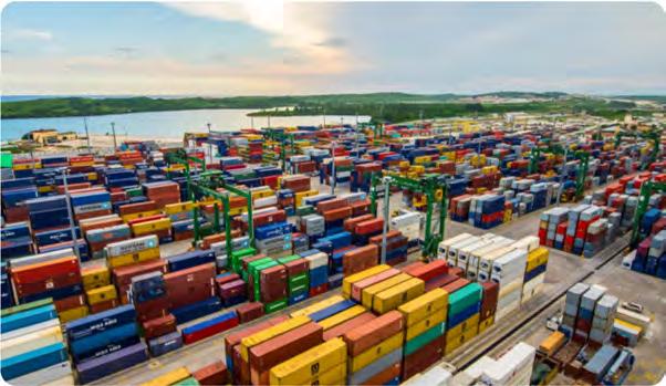 Chapter 3: Florida Seaport & Intermodal Freight Systems: Statistics, Trends, and Conditions The picture of the Mariel Harbor Mariel Harbor Facilities facilities reveals a modern port which is within