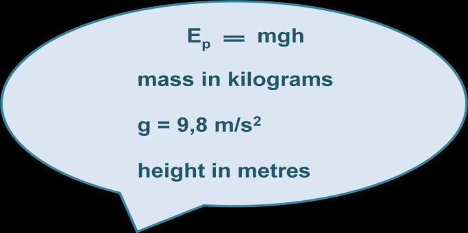 What was the total kinetic energy after accelerating? A8. What is the gravitational potential energy of a 61.