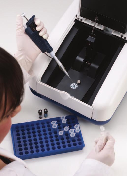 This makes it ideal for nucleic acid researchers where sample availability may be limited; the perfect analysis tool to measure the purity and concentration of biological samples.