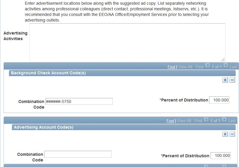 NEW HIRE PROCESS: PART-TIME FACULTY - PAGE 7 Step 4 (cont d) Job Posting tab Click Add Job Posting. The Posting Title will populate. Description Type: Click drop down, select Comments.