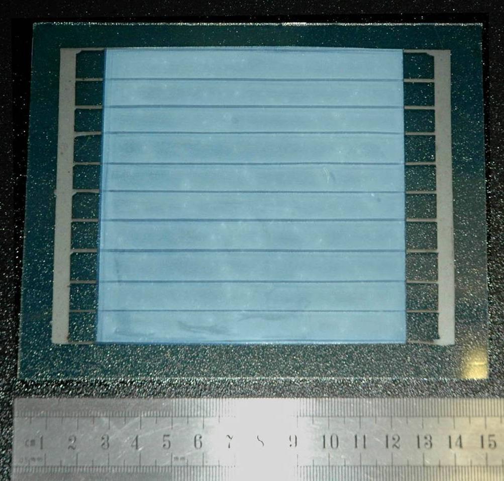 Ni-Co metallic grid on FTO-glass Anode for Dye