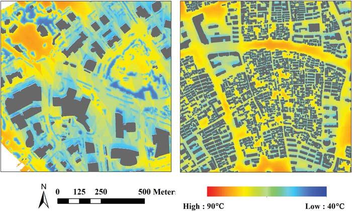 840 L. Chen et al. / Energy and Buildings 130 (2016) 829 842 Fig. 10. Average hourly Tmrt maps from 11:00 to 15:00 of LJZ (left) and XNM (right). Fig. 11. Histograms of Tmrt values in two maps of LJZ (left) and XNM (right).
