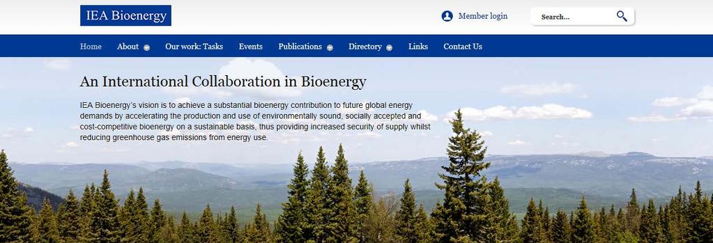 IEA Bioenergy's vision is to achieve a substantial bioenergy contribution to future global energy demands by accelerating the production and use of environmentally sound, socially