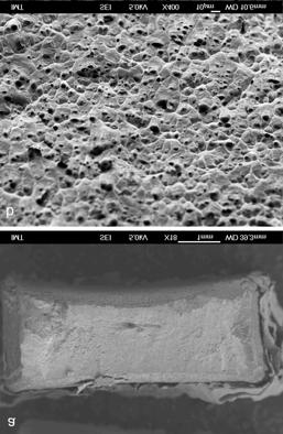 the worst (2). For a comparison, the curve of the tensile-test specimen with the phase is added. The presence of a brittle phase was detected with the SEM/EDS analysis.