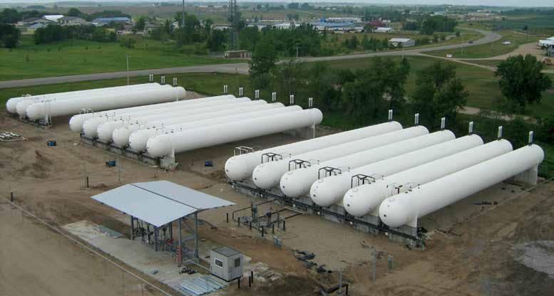 1 5 2 3 4 1 1 Storage 2 Compressors 3 Pumps 4 Loading Station 5 Rail Unloading/Loading Stations Storage (Tanks and Cavern) As a design/build contractor, we have the ability to supply both new and