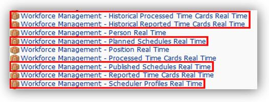 New Subject Areas which Enables you to Report on Past