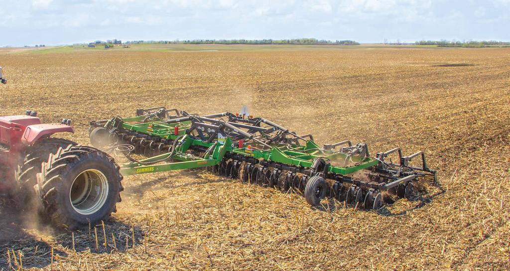 Variable Rate Tillage VRT SERIES Fast Operating Speeds Similar to high-speed disks on