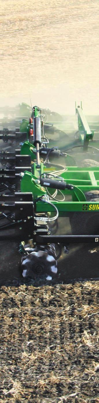 Variable-Rate Tillage VRT SERIES 22" Dual-Mounted Disk Blades Disk blades are slightly
