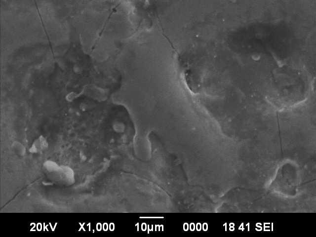 A. Recast Layer Analysis for Stationary EDM Recast layer Analysis for INCOLOY 800HT has been carried out using a scanning electron microscope.
