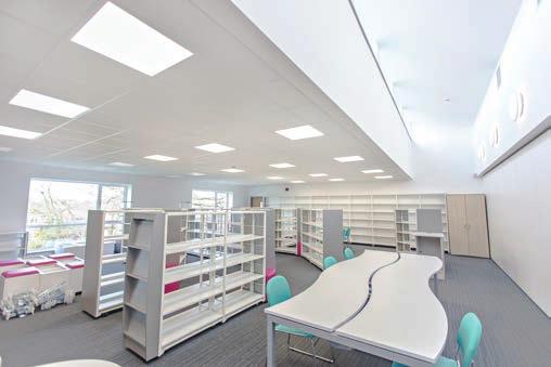 THE SOLUTION Meeting & Teaching Rooms / Gym & Dance Studio Modled Slim & Graduate LED Recessed Luminaires.