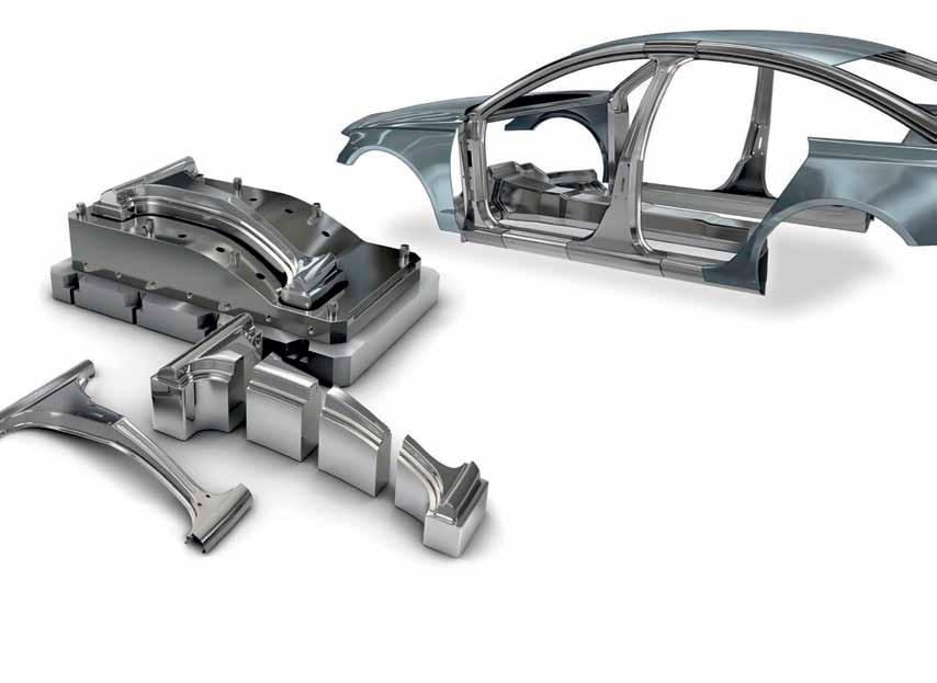 Why more is less: Uddeholm hot work tool steel for automotive Today s automotive manufacturing industry is facing greater and greater challenges as it strives to build cars that are both stronger and