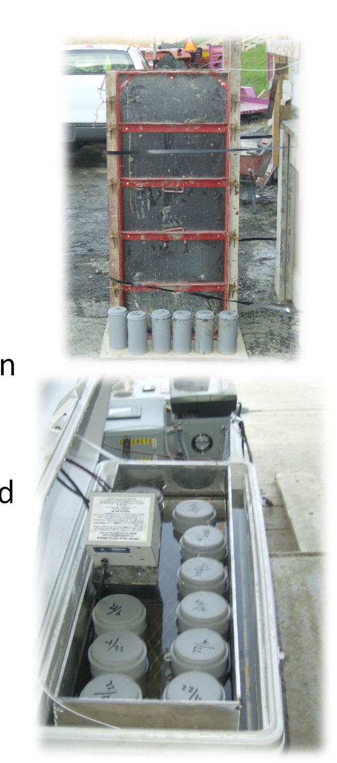 Thermal Monitoring Maturity Method Rate of strength gain at early ages is related to rate of cement hydration and heat generation (temperature rise in the concrete) Heat generation takes into account