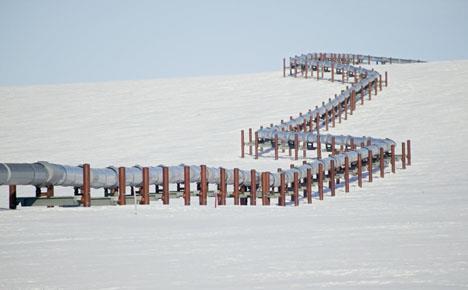 The Alaska Pipeline Built after oil was discovered on the North Slope of Alaska in 1968.