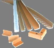 profiles made by paper or plastic materials Edgeboard specialties for