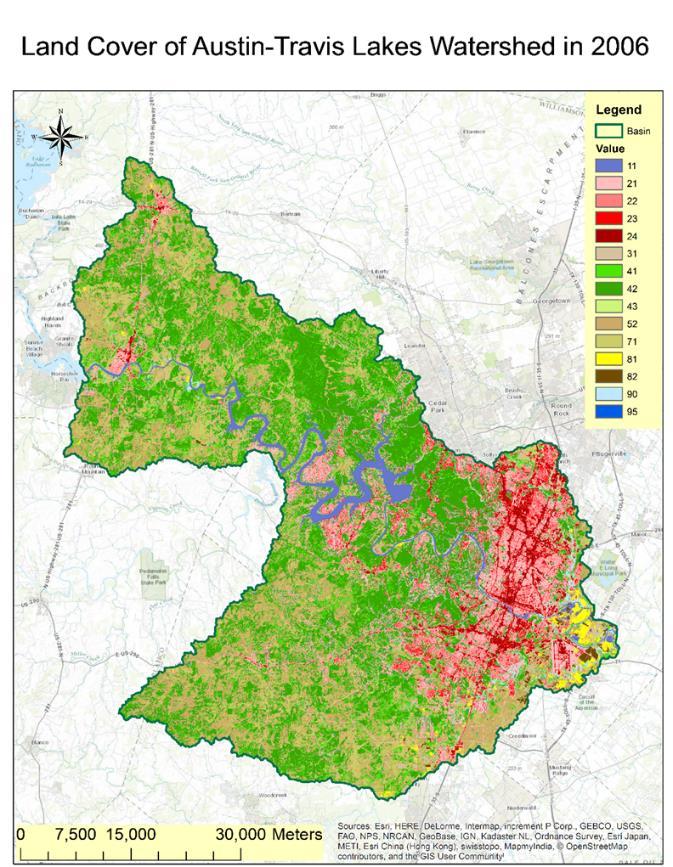 Figure 4 Land cover of the Austin-Travis