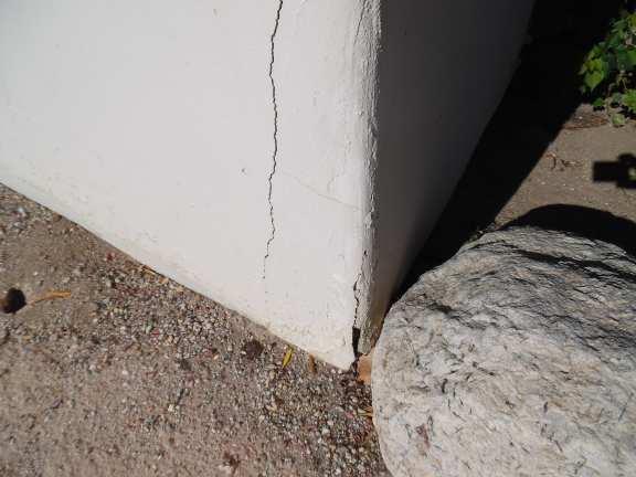 cracks and