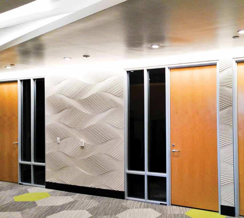 Astonishing Impact Use Marlite Designer Wall Systems to bring excitement and energy to feature walls or highlight your corporate identity or brand with one-of-a-kind artistry.