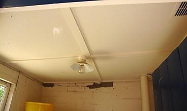 Ceilings & Walls Walls Flat asbestos cement sheet was an ideal material for ceilings and walls