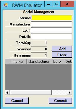 WMS Handheld Processes When working with External Serial Numbers, the WMS Handheld Processes (which we will discuss later in this document) are fairly similar to working with regular SAP Serial