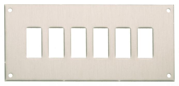 4 x 3.2mm fixing holes, positioned 5mm centre line from corners edges Panel Size No.