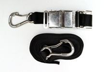 minimum ultimate load) 10402 1 1/2" (35mm) Ratchet buckle, 304 SS body only, no webbing, no hooks. $35.00 1100lbs.Working Load (4,400lbs.