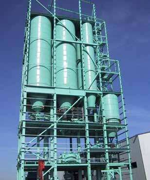 MATERIAL INTAKE Material intake systems available to meet customer requirements, for example: Train wagon discharge downwards to drive on hopper Bulk truck discharge with effective dust receiving