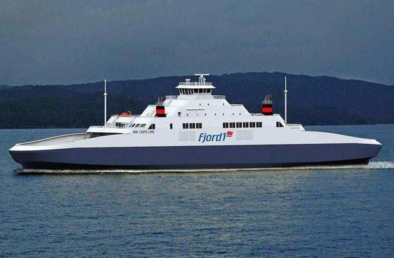 Fig. 41: LNG fuelled Fjord1 ferry built in the Lithuanian shipyard Source: Fiskerstrand BLRT AS, 2011.