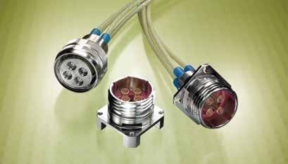 APPLICATION FLEXIBILITY Quadrax Connectors Available in various shell sizes: 9 (1Q1), 17 (2Q2), 19 (4Q4), 21 (4Q4) and 25 (8Q8) Accepts standard backshells RUGGED Designed for use with wire seal