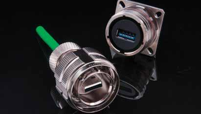 HIGH PERFORMANCE POLAMCO USB Connector Systems Wide temperature range: -40 C to +120 C Shock, vibration, and impact resistant Sealed to IP68 standards RUGGED Fully enclosing aluminum, marine bronze