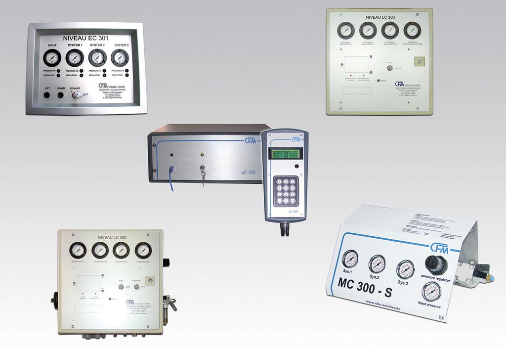 Level control units We employ level controls for the automatic level control of air spring systems to suit different requirements, from the simple mechanical solution MC 300 S to the active position