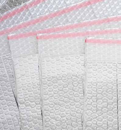 Sourced and manufactured in the UK A range of sizes available from stock Water resistant bubblebags Adhesive strip across the top for easy sealing FOIL LINER PRICE LIST Mini Foil Liner FOIL001 200