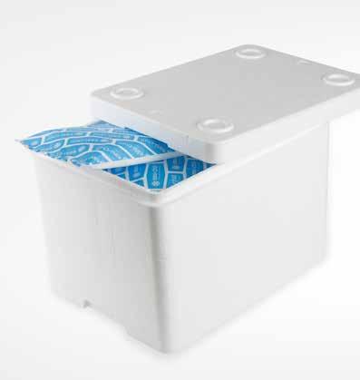 MOULDED POLYSTYRENE BOXES & EASI-CHILL Our 20mm thick moulded polystyrene boxes can be supplied with, or without, a double walled protective outer carton.