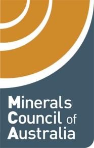 MINERALS COUNCIL OF AUSTRALIA DEPARTMENT OF ENVIRONMENT AND