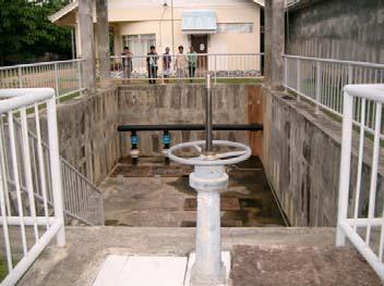 3) Sewerage treatment plant installation of a sewerage treatment plant (2.